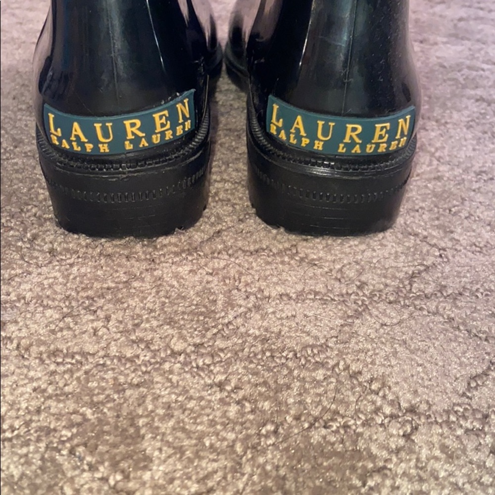 Black Ralph Lauren Rainboots